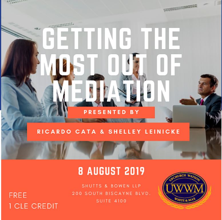 Getting the Most Out of Mediation Flyer