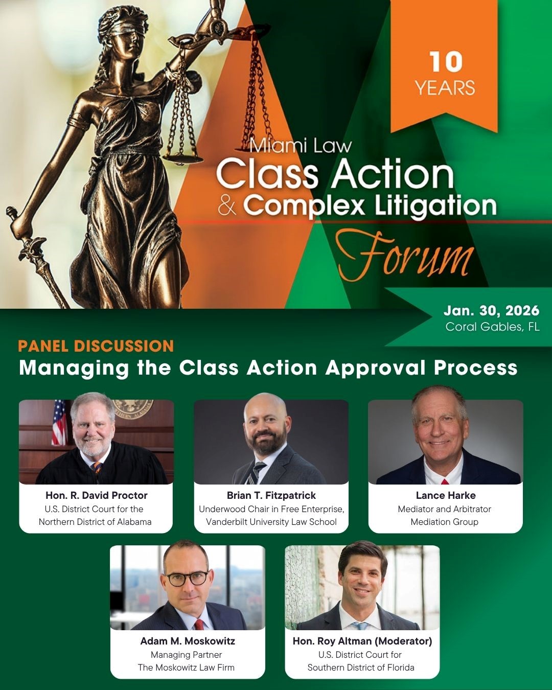 Lance August Harke and his MCAF panel.