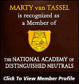 Marty Van Tassel NADN badge
