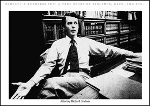 A vintage picture of Dick Graham as a young attorney, published in the book.