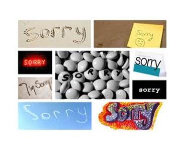 ABOUT APOLOGIES