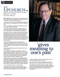 UFLaw Article Featuring John Upchurch