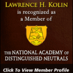 Lawrence Kolin NADN badge